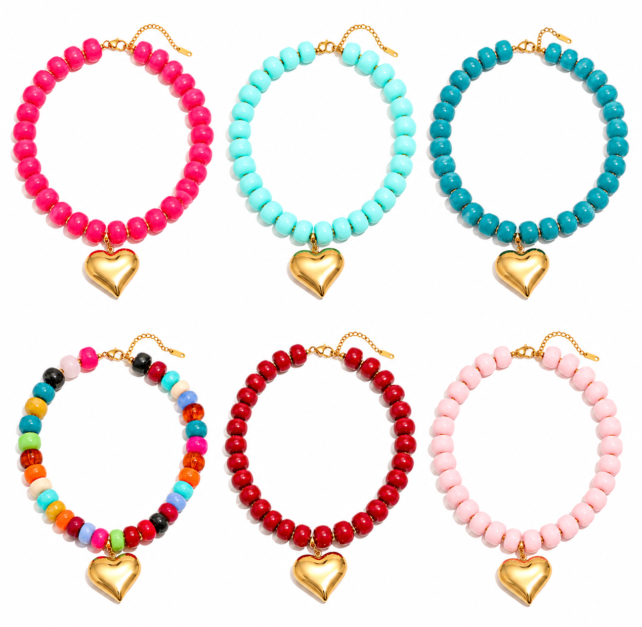 Poppy Beaded Necklace PREORDER