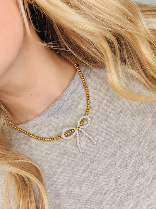 Brooklyn Bow Necklace