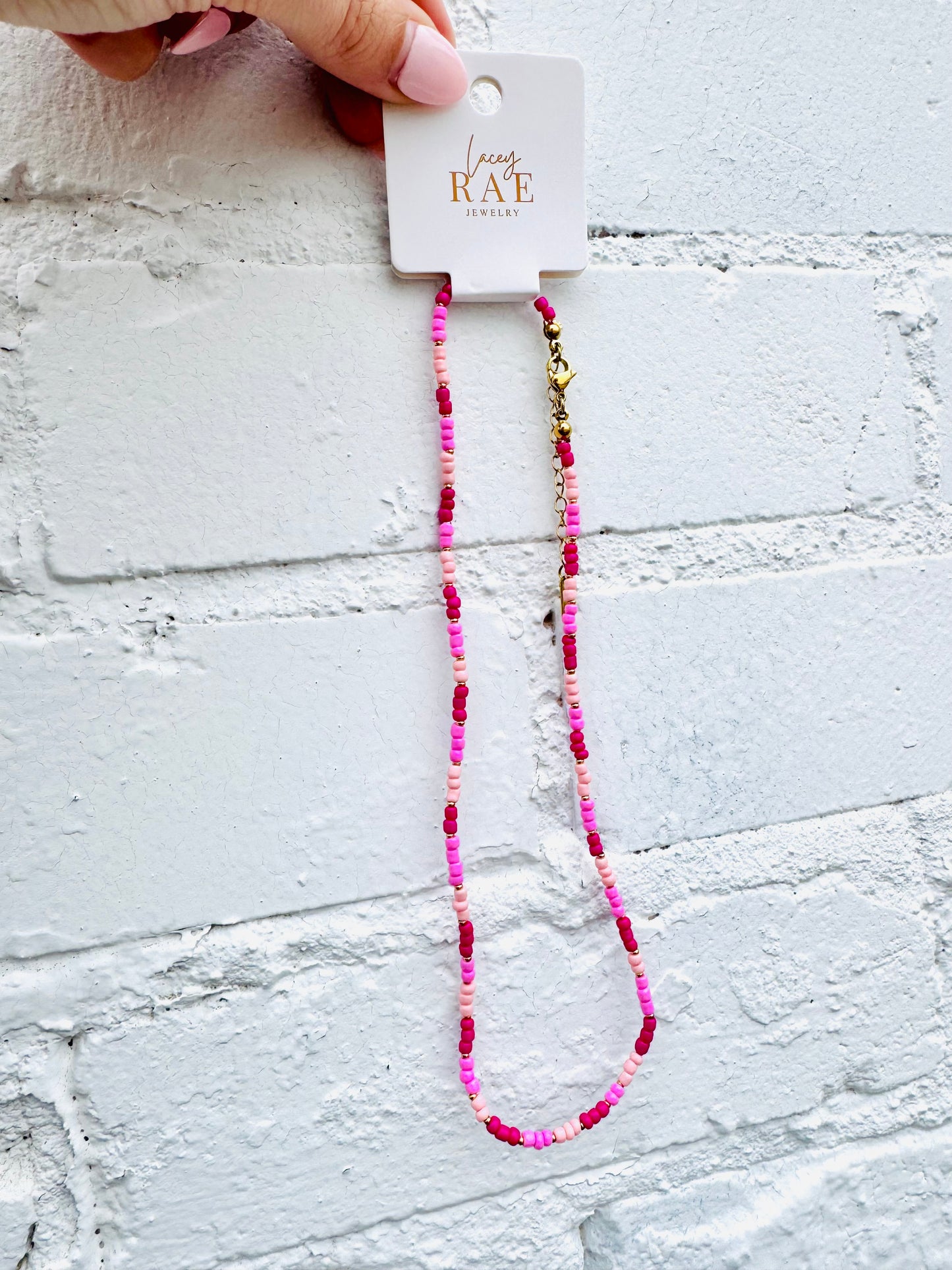 Lily Beaded Necklace