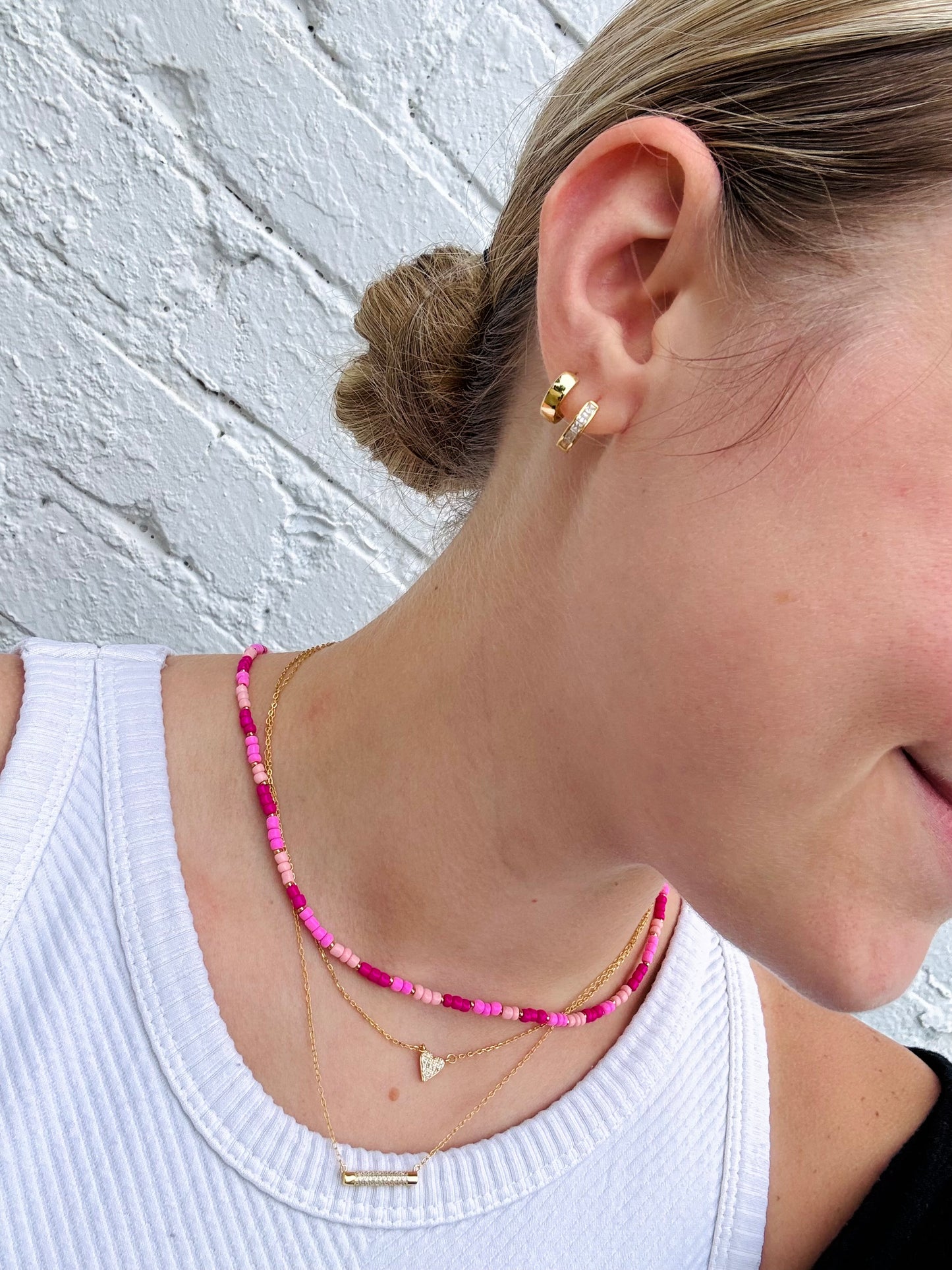 Lily Beaded Necklace