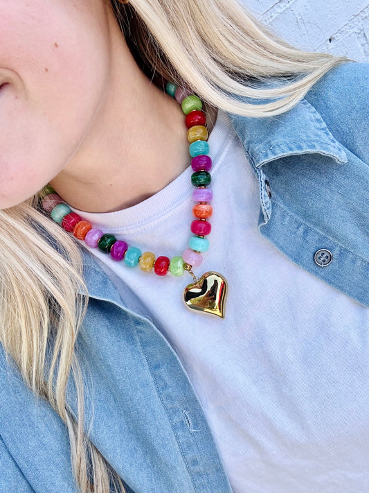 Poppy Beaded Necklace